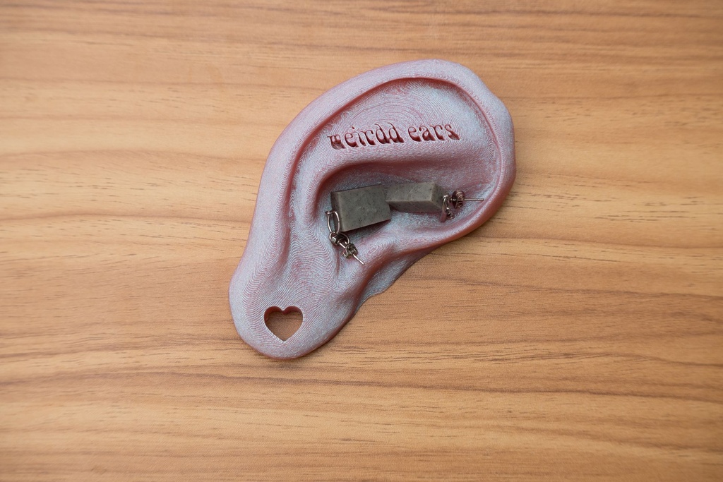 Anatomical Ear Tray - Rose Quartz